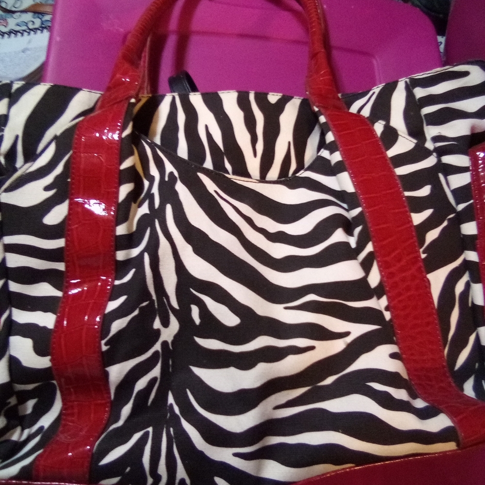 Zebra handbag - Picture 3 of 4